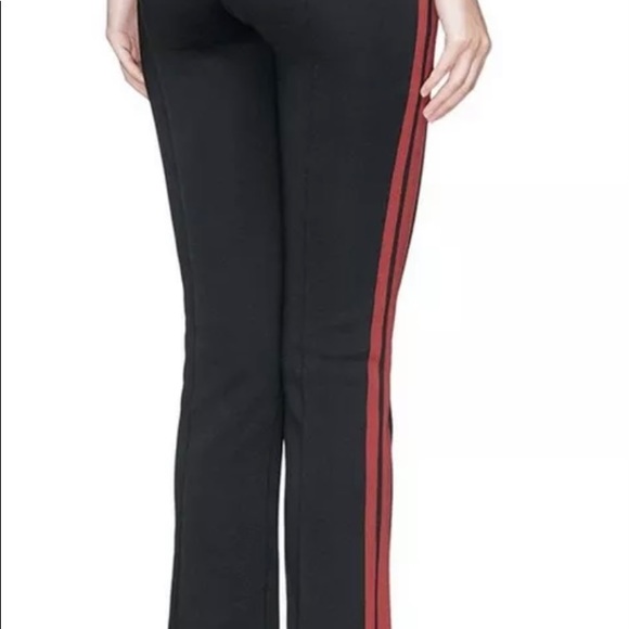 Helmut Lang Technical Track Black Pants Trousers Side Red Stripe Large $445 EUC - Picture 13 of 15